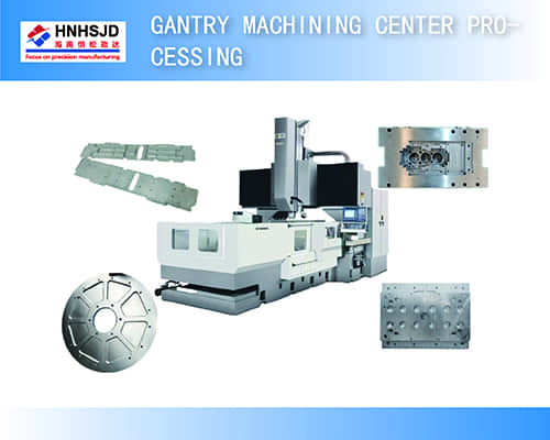 Gantry machining center processing