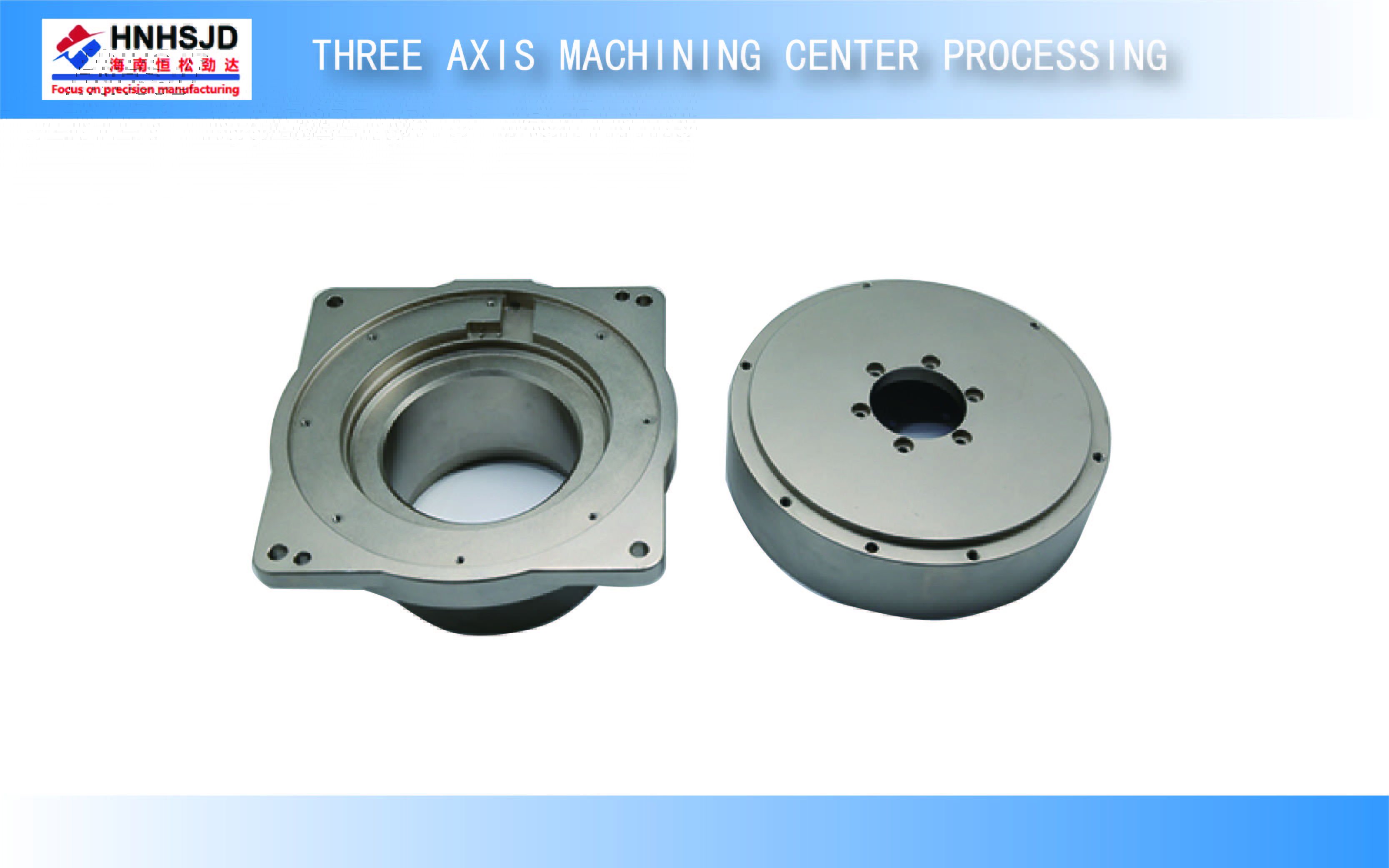 Three axis machining center processing